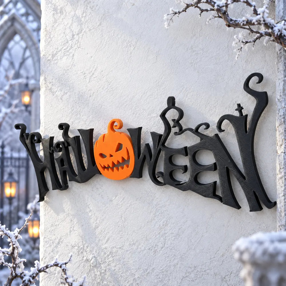 Halloween · Cartel de puerta, imagen ilustrativa generada con IA