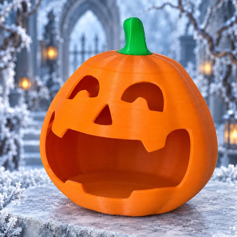 Calabaza · Cuenco decorativo, imagen ilustrativa generada con IA