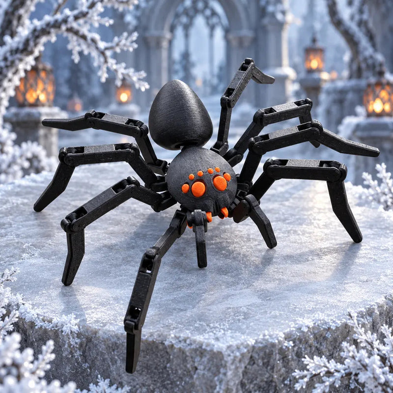 Araña · Articulada, imagen ilustrativa generada con IA