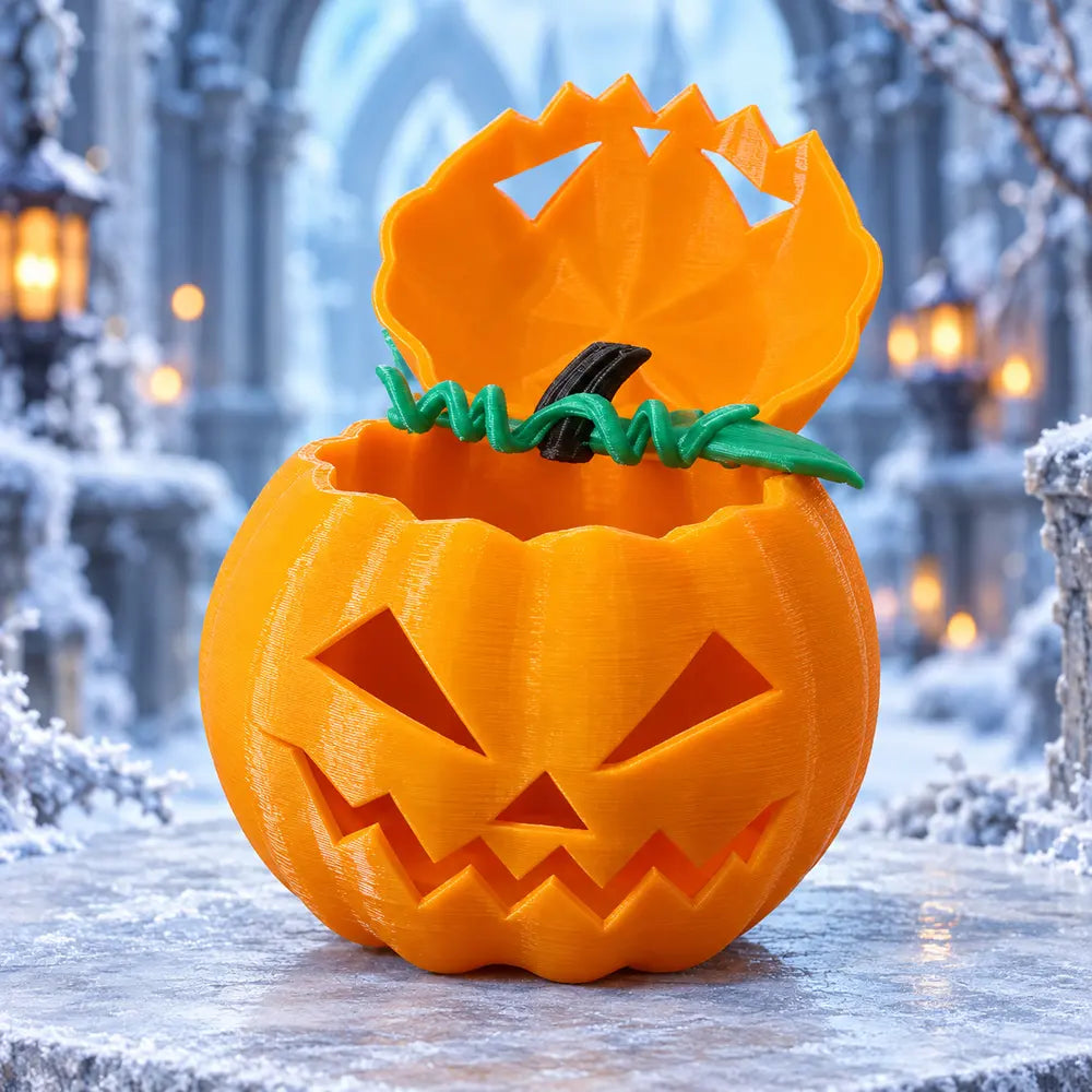 Calabaza · Cajita sorpresa, imagen ilustrativa generada con IA